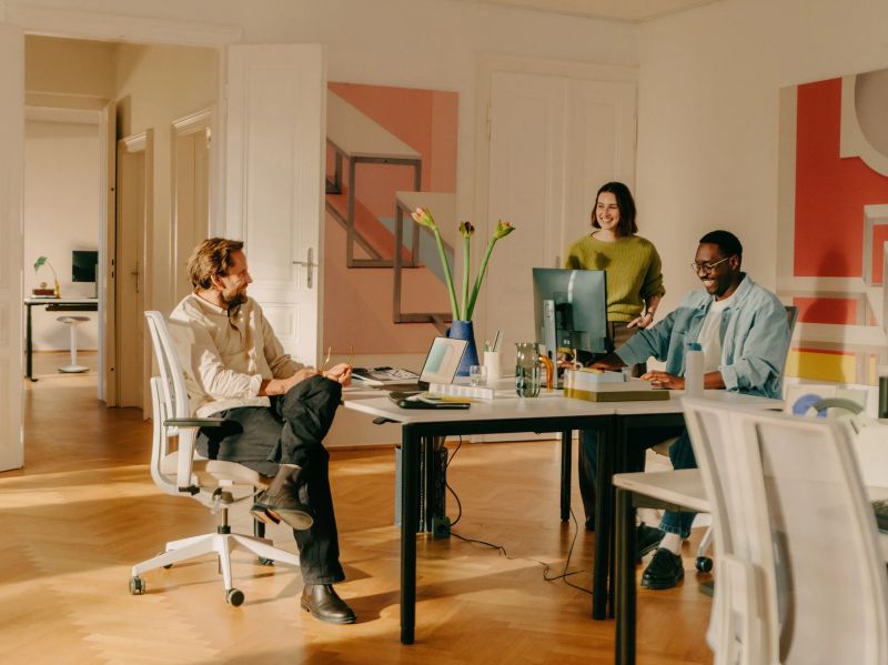 Flux M Arbeitstisch Büro n you Drehstuhl neudoerfler