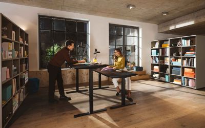 Flux e2 sitz steh arbeitstisch elektrischer hebetisch bueromoebel neudoerfler