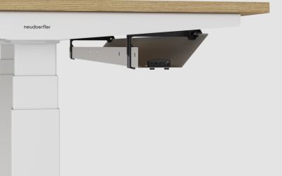 Flux E Twin Kabelkanal Kabelwanne Metallabdeckung Teamarbeitsplatz Neudoerfler