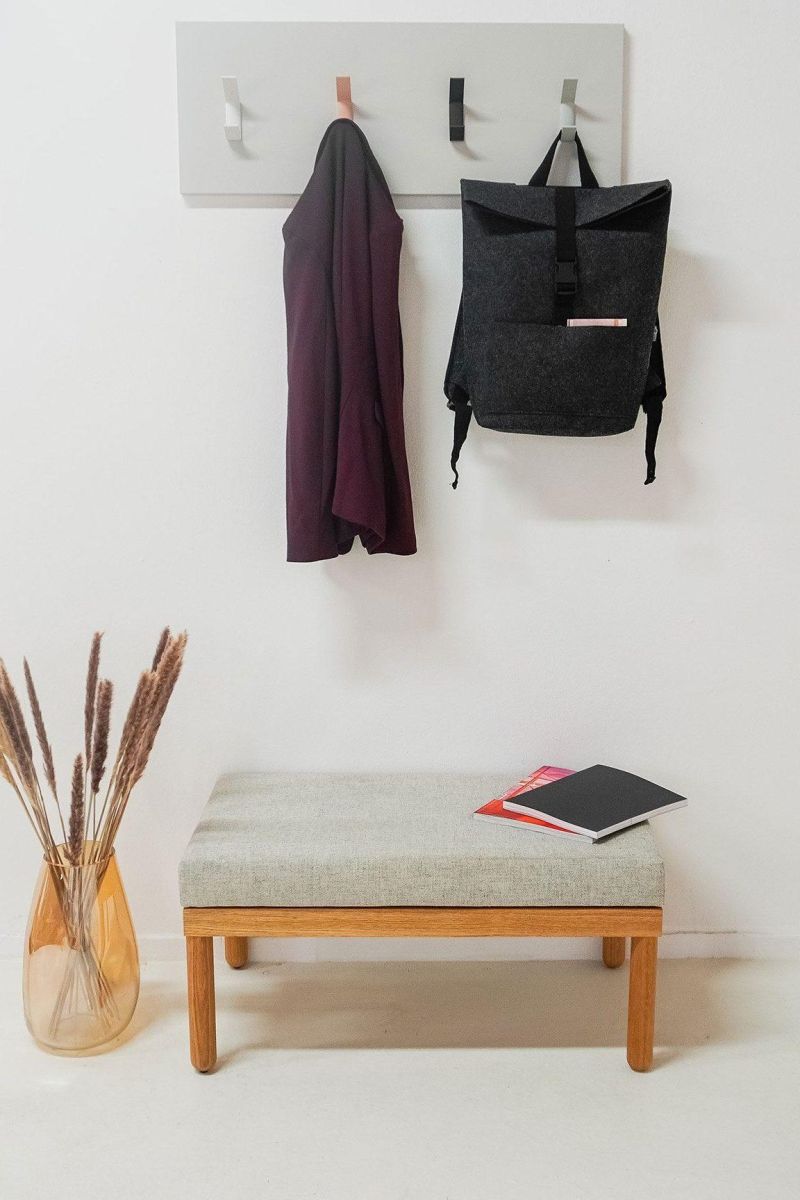 Garderobe garderobenelement paneel haken aufbewahrung bueromoebel neudoerfler