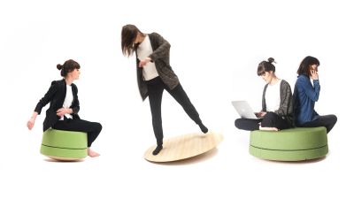 Buzzibalance Buzzispace Gleichgewicht Telefonieren Arbeiten Bewegung Neudoerfler