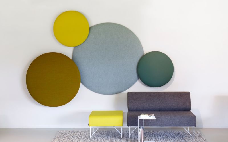 Cascando Pillow round schallabsorbierende Wandpaneele Neudoerfler