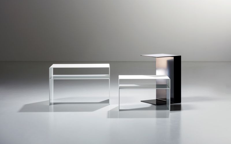 Cascando U2 Beistelltisch mit Zeitschriftenfach Neudoerfler