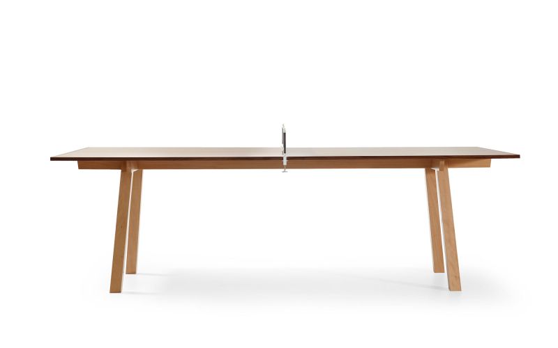 Ping Tischtennis Holztisch Besprechung Lande Neudoerfler