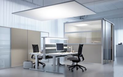 Preform Prelight Pinnwand Bürobeleuchtung Schallschutz Arbeitsplatz Büromoebel - Neudoerfler