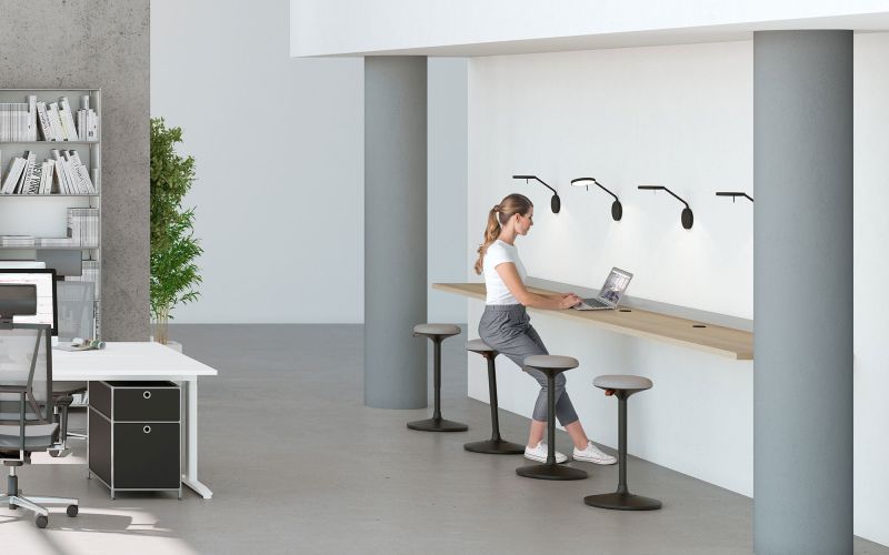 Viasit Cloonch Stehsitz Lounge Bar Bürostuhl - Neudoerfler