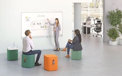 Viasit Coloq Sitzmoebel Mobil Stoff Hocker Bank Bueromoebel Neudoerfler