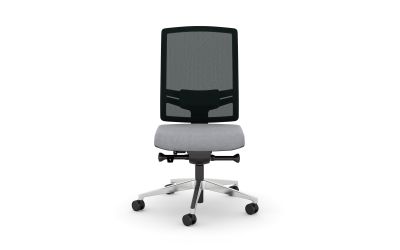 F1 Bürostuhl Drehstuhl Flex Netzrückenlehne Frontansicht neudoerfler