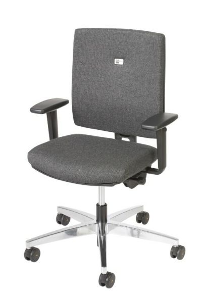 Viasit linea sitzmoebel polster schwarz chrom gepolstert armlehnen drehstuhl seminar event buero neudoerfler