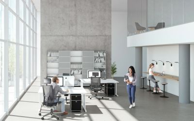 Viasit scope sitzmoebel netzruecken schwarz chrom netz armlehnen drehstuhl seminar event buero neudoerfler