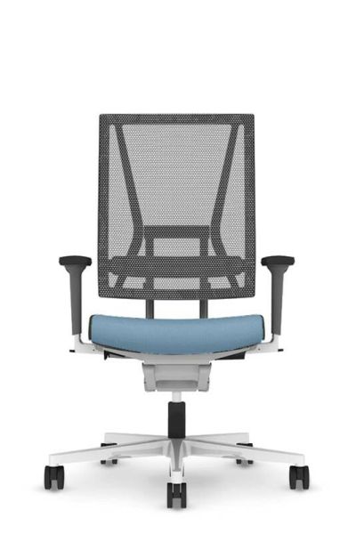 Viasit scope netzruecken vorne sitzmoebel drehstuhl blau chrom armlehnen drehstuhl seminar event buero neudoerfler