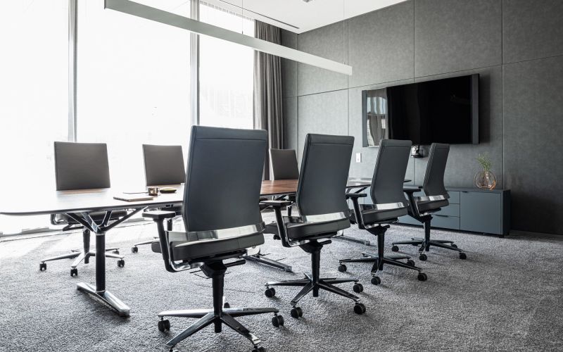 ZÜCO LACINTA Bürostuhl grau mit Armlehnen Neudoerfler