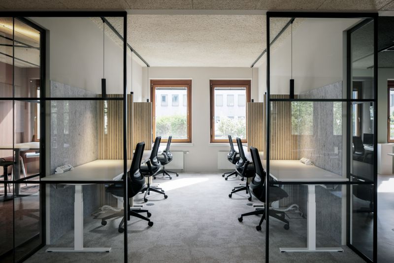 Ankerbrot desks office furniture armchairs desk sharing neudoerfler