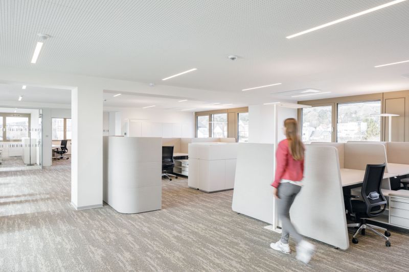 Bank burgenland projekt arbeitsplaetze einhausungen privatsphaere bueromoebel neudoerfler