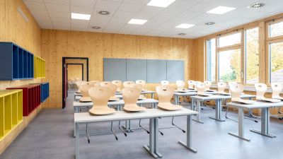 Klassenraum schule schuleinrichtung neudoerfler