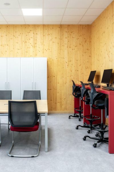 Lehrerzimmer akustikfronten arbeitsplatz schule neudoerfler