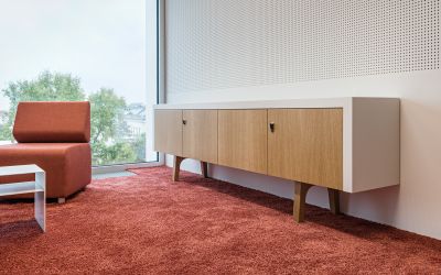 Neudoerfler Post Am Rochus Lounge Stauraum Melamin Holz