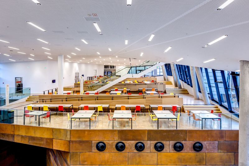 Neudoerfler Wu Wien Aula Arbeitsbereiche Andreas Hafenscher