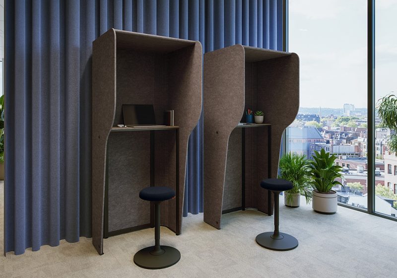 Essential call wood telefonzelle akustisch privatsphaere neudoerfler officebox